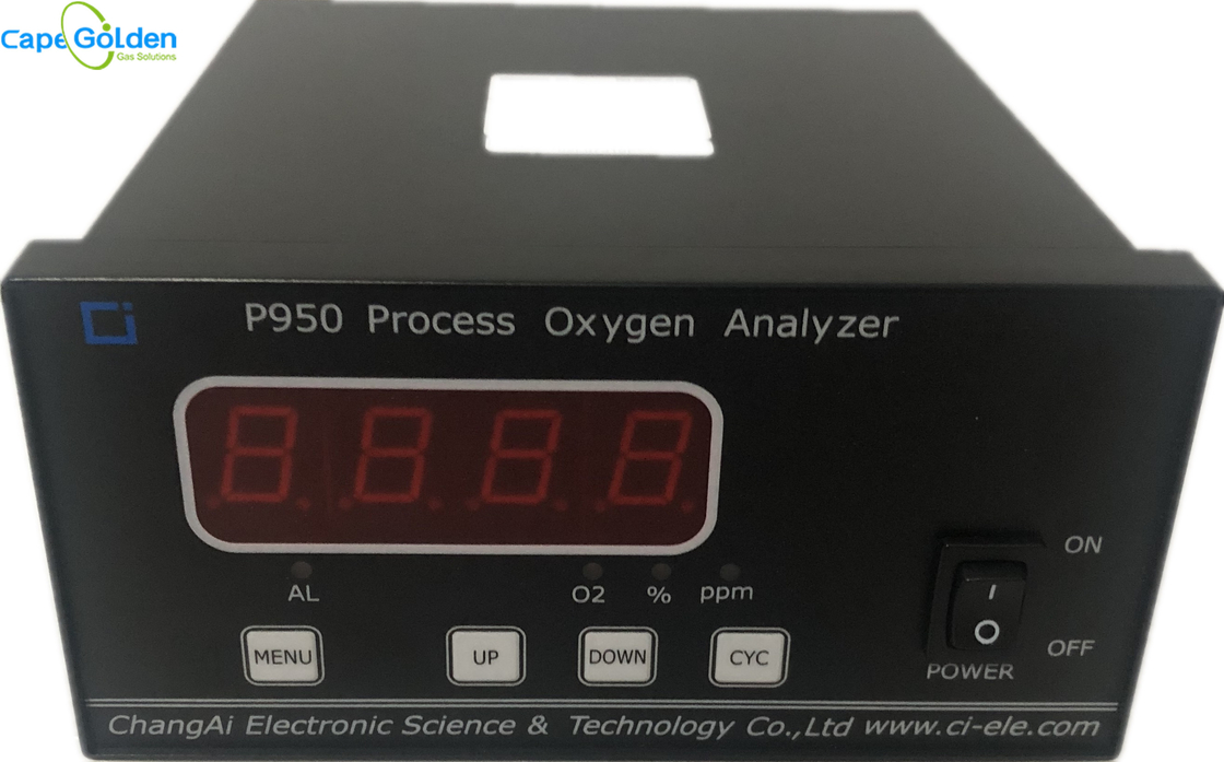 P950 عملية نقاء الأكسجين محلل غاز الأكسجين اختبار نقاء الأكسجين 80٪ RH