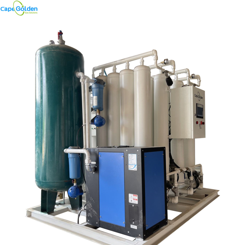 90 ~ 99٪ PSA Hospital Oxygen Generator Plant 500 Lpm Oxygen Plant لإعادة تعبئة أسطوانة خط أنابيب O2