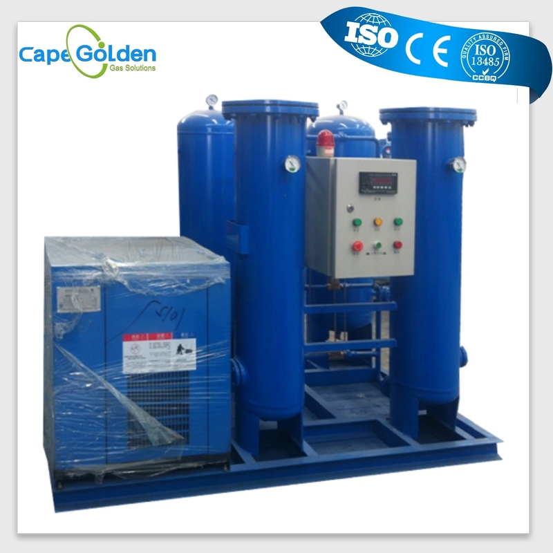 مصنع تعبئة الأكسجين 300Nm3 / H ، مولد O2 الصناعي 93٪